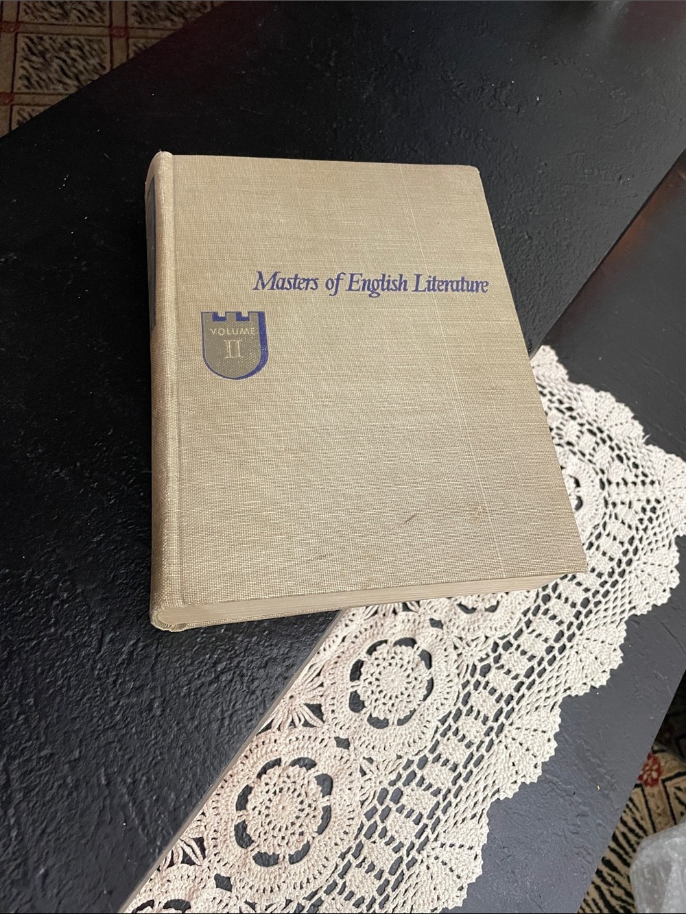 Masters of English Literature Beige Hardcover Book